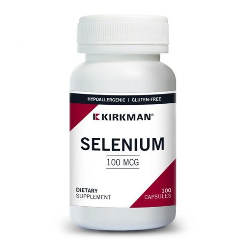 Selenium (Hypoallergenic) 100mcg, 100 Capsules - Kirkman Laboratories