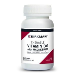 Chewable Vitamin B6 with Magnesium, 120 Chewable Tablets - Kirkman Labs