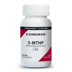 5-MTHF (5-Methyltetrahydrofolate) 1 mg - Hypoallergenic - 120 caps - Kirkman Labs