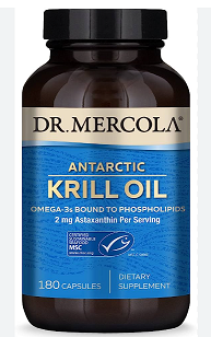 Antarctic Krill Oil, 180 Capsules - Dr. Mercola