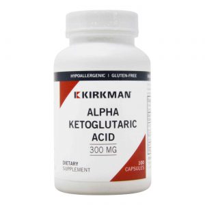 Alpha-Ketoglutaric Acid 300 mg, 100 capsules - Kirkman Labs (Hypoallergenic)