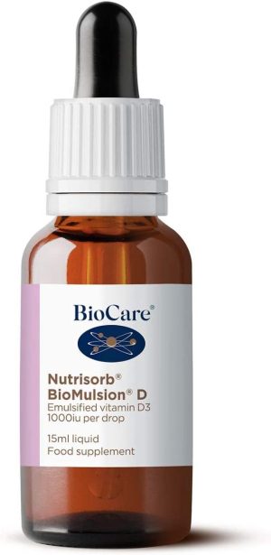 Nutrisorb Vitamin D3 400iu 15ml (formerly Bio-D) - Biocare