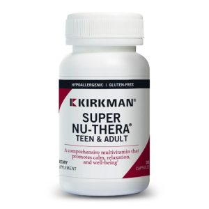 Super Nu-Thera Multivitamin Teen & Adult 180 capsules Kirkman Laboratories