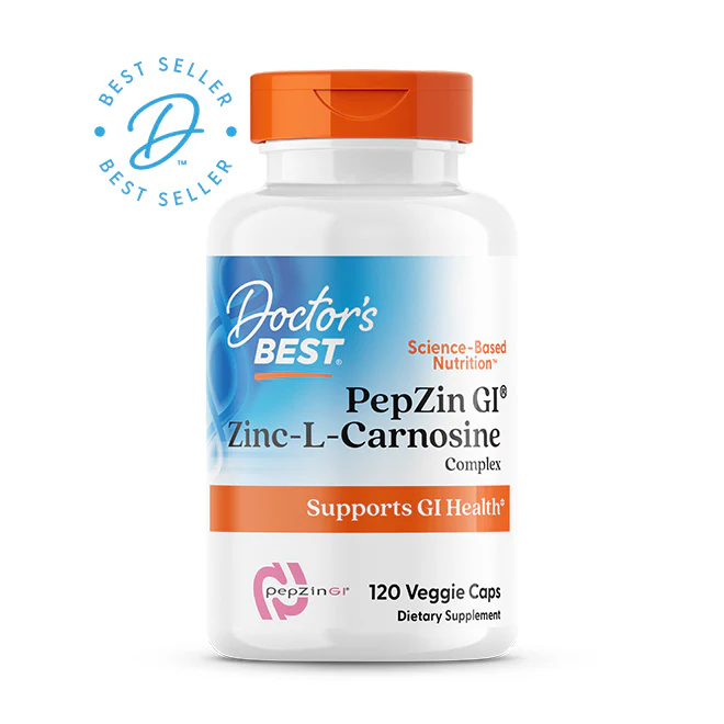 PepZin GI Zinc-L-Carnosine Complex, 120 Capsules  Doctors Best