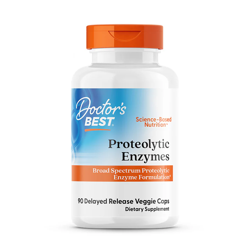 Proteolytic Enzymes, 90 Delayed Release Capsules - Doctor's Best