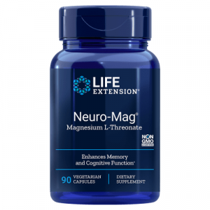 Magnesium L-Threonate - Neuro-Mag - 90 Veg Caps - Life Extension