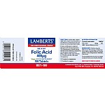 Folic Acid 400 µg, 100 Tabs - Lamberts - Image 2