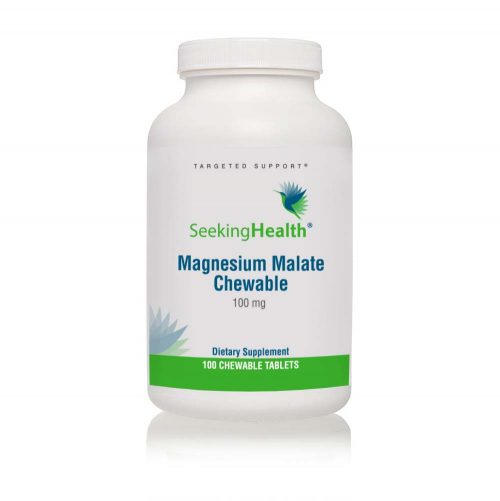 Magnesium Malate Chewable (Active Magnesium) 100 Chewable Tablets - Seeking Health