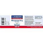Manganese 4mg (as Citrate), 100 Tabs - Lamberts - Image 2