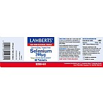 Selenium 200mcg - 60 Tabs - Lamberts - Image 2