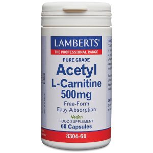 Acetyl L-Carnitine 500mg 60 Caps - Lamberts Acetyl L-Carnitine 500mg 60 Caps - Lamberts