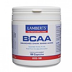 BCAA - Branch Chain Amino Acids - 180 Caps - Lamberts