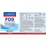 FOS (Fructo-oigosaccharides) - 500g - Lamberts - Image 2