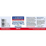 Peppermint Oil Capsules 100mg- 90 Capsules- Lamberts - Image 2