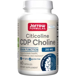 Citicoline, CDP Choline, 250 mg, 60 Capsules - Jarrow Formulas Citicoline, CDP Choline, 250 mg, 60 Capsules - Jarrow Formulas