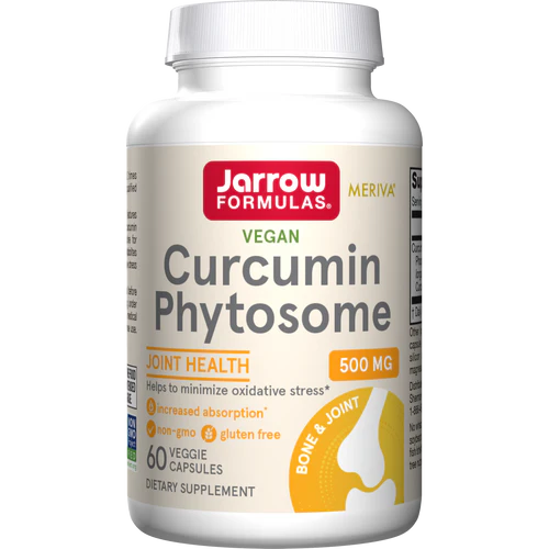 Curcumin Phytosome with Meriva, 500mg, 60 Capsules - Jarrow Formulas