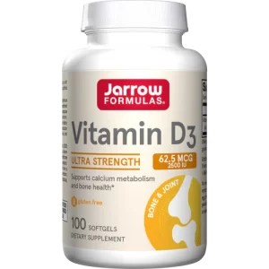 Vitamin D3 Cholecalciferol 2500 IU, 100 Softgels - Jarrow Formulas Vitamin D3 Cholecalciferol 2500 IU, 100 Softgels - Jarrow Formulas