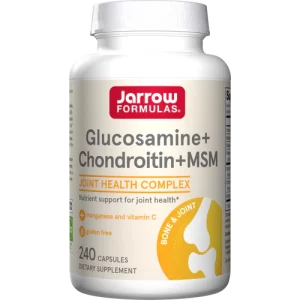 Glucosamine + Chondroitin + MSM, 240 Capsules - Jarrow Formulas Glucosamine + Chondroitin + MSM, 240 Capsules - Jarrow Formulas