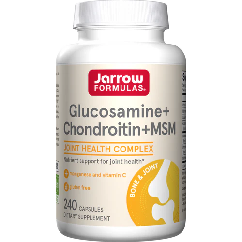 Glucosamine + Chondroitin + MSM, 240 Capsules - Jarrow Formulas