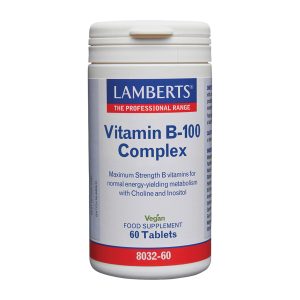 Vitamin B-100 Complex - 60 Tablets - Lamberts