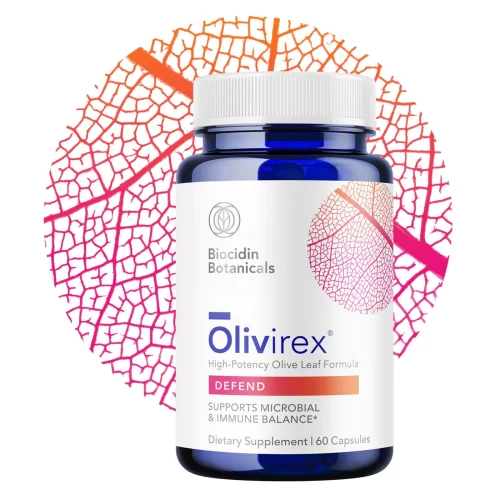 Olivirex - Olive Leaf Formula - 60 capsules - Biocidin Botanicals