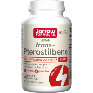 Trans-Pterostilbene 50mg, 60 Capsules - Jarrow Formulas Trans-Pterostilbene 50mg, 60 Capsules - Jarrow Formulas