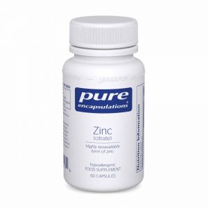 Zinc (citrate)- 60 vcaps - Pure Encapsulations