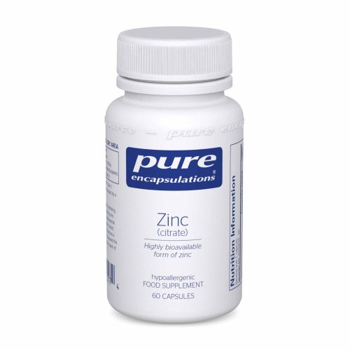 Zinc (citrate)- 60 vcaps - Pure Encapsulations