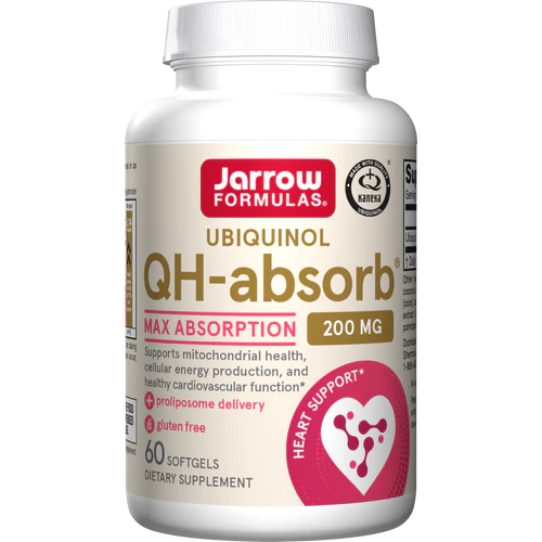 Ubiquinol QH-Absorb 200mg, 60 Softgels - Jarrow Formulas