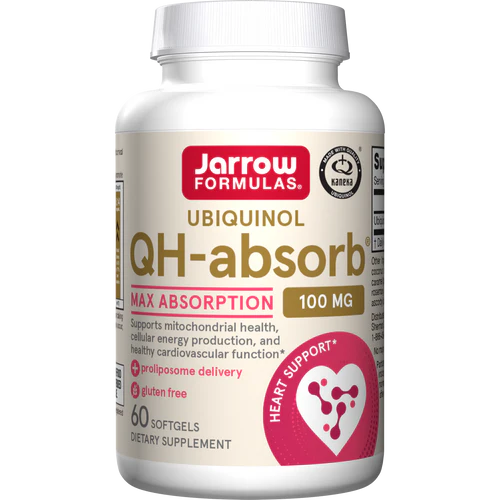 Ubiquinol QH-Absorb 100mg, 60 Softgels - Jarrow Formulas