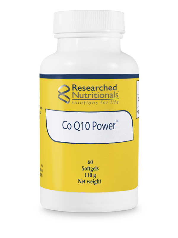 CoQ10 Powder 400mg - 60 Softgels - Researched Nutritionals