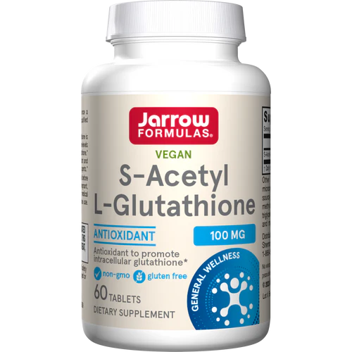 S-Acetyl L-Glutathione 100mg, 60 Tablets - Jarrow Formulas