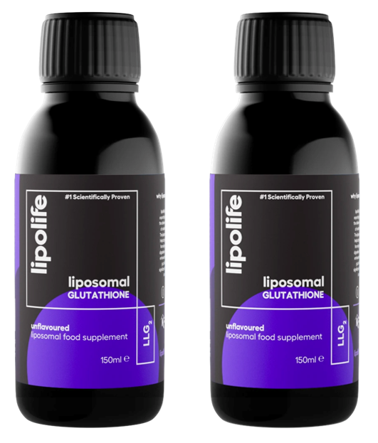LLG2 Liposomal Glutathione (150 ml) - Lipolife (DOUBLE PACK)
