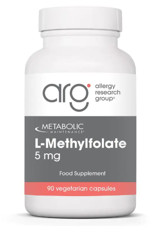 L-Methylfolate - 5 mg - 90 Caps - Allergy Research Group
