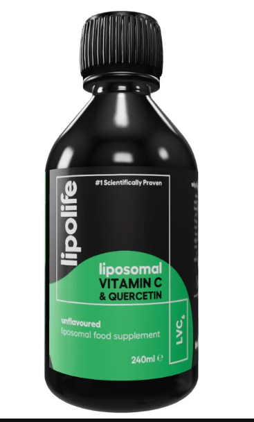 LVC6 Liposomal Vitamin C and Quercetin (240 ml) - Lipolife
