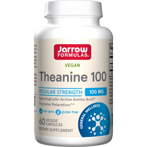 Theanine 100, 100mg, 60 Capsules - Jarrow Formulas