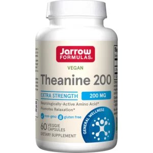 Theanine 200, 200mg, 60 Capsules - Jarrow Formulas Theanine 200, 200mg, 60 Capsules - Jarrow Formulas