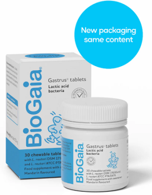 Gastrus 30 Probiotic Chewable Tablets - BioGaia