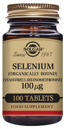 Selenium 100mcg 100 tabs (Yeast-free) - Solgar