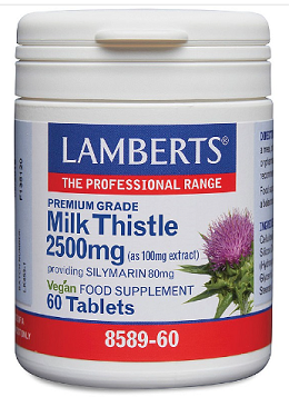 Milk Thistle 2500mg, 60 tabs - Lamberts