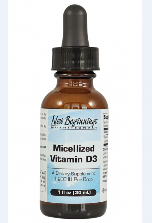 Micellized Vitamin D3, 30ml - New Beginnings