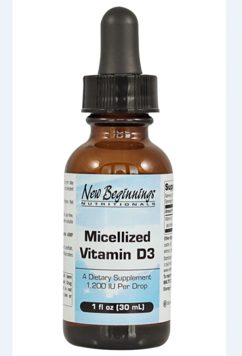 Micellized Vitamin D3, 30ml - New Beginnings