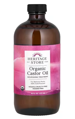 Organic Castor Oil, 480ml - Heritage Products