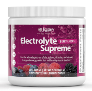 Electrolyte Supreme™ Berry-Licious flavour (204g) - Jigsaw Health