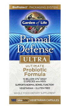 Primal Defense Ultra (180 Ultra Zorbe Veg Caps) - Garden of life *SOI*