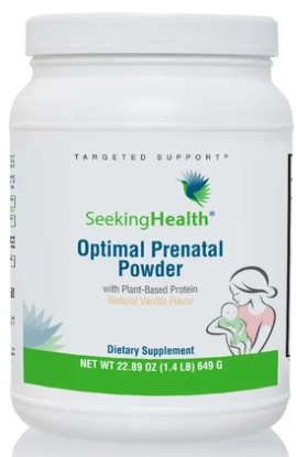 Optimal Prenatal Powder - Vanilla- 15 servings - Seeking Health