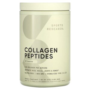 Collagen Peptides Unflavoured, 454g - Sports Research