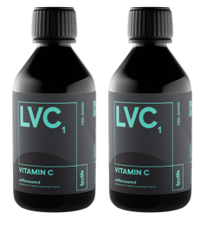 LVC1 Liposomal Vitamin C, 240ml - Lipolife DOUBLE PACK