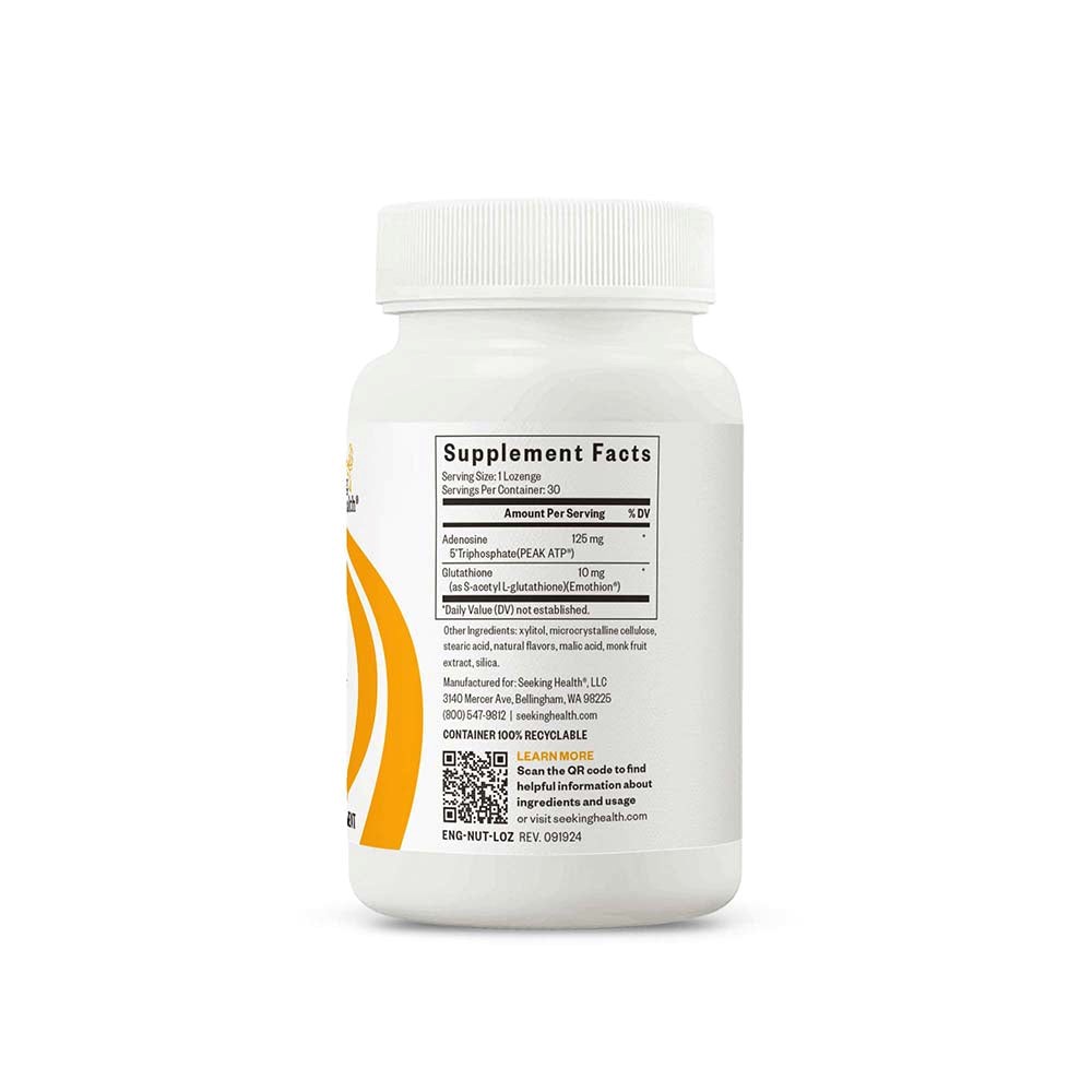 Energy Nutrients (formerly NADH + CoQ10) - 30 Lozenges - Seeking Health - Image 3