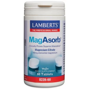 MagAsorb® Magnesium 150mg (as Citrate) 60 tabs - Lamberts MagAsorb® Magnesium 150mg (as Citrate) 60 tabs - Lamberts
